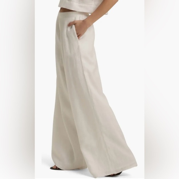 Favorite Daughter Wide Leg Linen Pant 100% Linen New Without Tags - Picture 8 of 17
